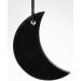 Shungite Pendant Half Moon | Healing Stone for Chakra Energy Balancing - International Shipping Available - Buy Online on GoSupps.com