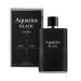 Aquarius Black Sensual Woody Fragrance for Men | Long Lasting Cologne Aromatic Scent Eau de Parfum Natural Spray - Great Holiday Gift 3.4 Fl Oz/100 Ml