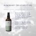 Absolute Aromas Rosemary Hair & Body Treatment Oil 100ml - with Pure Rosemary Essential Oil Castor Sunflower & Almond Oil in Glass Bottle - Buy Online on GoSupps.com