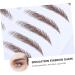 Housoutil 10 Pcs Eyebrow Stickers Temporary Brow Tattoos Artificial Eyebrow Cosmetic Eyebrow Trimming 6d - Buy Online on GoSupps.com