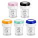 Sibba 5pcs Contact Lens Case Manual Contact Lens Cleaner Portable Rotary Contact Lens Cleaning Container for Daily Use