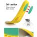 Buy Winter Orthopedic Shoe Insoles | Gel Insoles for Hiking & Work | Plantar Fasciitis Relief | Warm Sole Massaging Foot Support (37-38) - Buy Online on GoSupps.com
