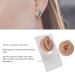 Silicone Ear Model for Display and Acupuncture Practice - Deep Skin Color - Buy Online on GoSupps.com