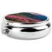Buy Nature Purple Flowers Scenic Mini Round Pill Box - 3 Compartment Travel Organizer for Home & Office - Buy Online on GoSupps.com
