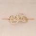 Aneneiceera Vintage Viking Celtic Hair Clip Gold Celtic Knot Hair Slide Barrette Long Hair Barrette Pin Metal Bun Holder Decorative Hair Accessories for Women and Girls - Buy Online on GoSupps.com