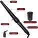 LURA Ceramic Tourmaline Coating Curling Wand 3/4-1 1/4 Inch - Black Curler with 2 Heat Settings - Suitable for All Hair Types - Buy Online on GoSupps.com