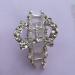 Retro Flowers Rhinestone Hair Claw Clip - Vintage Alloy Hairpin for Women, Fancy Hair Clamp (Silver) - Buy Online on GoSupps.com