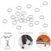 100 Pcs 12mm Split Key Rings Bulk - Small Keychain Connectors for DIY Crafts - Buy Online on GoSupps.com