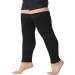 TOFLY Thigh High Compression Stockings 20-30 mmHg Firm Support - Silicone Band, Footless Sleeves for Varicose Veins & Edema - S 15-20mmhg Black - Buy Online on GoSupps.com