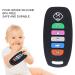 Remote Control Teether  Flexible Soft Relieve Pain Soothes Mood Teething Toy Silicone for Gum for Inf(Black) - Buy Online on GoSupps.com