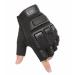 FANGIER Fingerless Tactical Gloves for Men,Hunting Gloves,Outdoor Sports Gloves,Lightweight Breathable Airsoft Gloves for Shooting, Hunting, Motorcycling, Climbing, CS Military Action Black-Commandos
