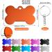 30-Pack Aluminum Dog Tags with Chains - Waterproof DIY Pet ID for Dogs & Cats | Designage - Buy Online on GoSupps.com