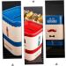 Solustre 4 Blade Recycling Box - Eco-Friendly Waste Container for Razor & Eyebrow Blades | Safe Storage & Disposal Solution - Buy Online on GoSupps.com