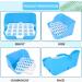 Blue Rabbit Litter Box Potty Training Corner Pan for Guinea Pigs, Ferrets, Rats - Adult Pet Cage with Grate - Buy Online on GoSupps.com