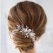 Jakawin Gold Flower Wedding Hair Comb | Bridal Hair Accessories for Women & Girls - HC034 - Buy Online on GoSupps.com