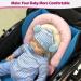 KAKIBLIN 2-in-1 Baby Head Support - Soft Infant Head & Body Support for Car Seat & Stroller, Light Pink - Buy Online on GoSupps.com