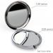 Mother of Pearl Compact Mirror with Magnification | Dual-Sided Travel Makeup Mirror with Floral Design | Traditional Korean Painting | Portable Handheld Mirror - Buy Online on GoSupps.com