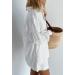 HAPCOPE Women's Oversized Long Puff Sleeve Blouse Shirt & Shorts Set - X-Large White - Buy Online on GoSupps.com