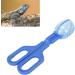 Zerodis Reptile Feeding Clamp & Poop Scoop Tool - Optimal Feeding & Cleanup for Turtles Lizards Frogs & Spiders (Blue) - Buy Online on GoSupps.com