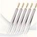 Minkissy 3-Set Stainless Steel Eyebrow Tweezers & Clips | Precision Hair Removal Tools for Perfect Brows - Buy Online on GoSupps.com
