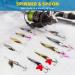 302 Pcs Fishing Lures Set - GOANDO Fishing Gear Tackle Box for Bass Trout Salmon - Spoon Lures, Soft Plastic Worms, Crankbait, Jigs, Hooks - Fishing Attractants and Accessories for Successful Fishing - Buy Online on GoSupps.com