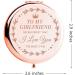 WHING to My Girlfriend Personalized Compact Makeup Mirror | Romantic Gifts for Her - Buy Online on GoSupps.com