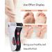 Jooayou Electric Foot File for Hard Skin - Rechargeable Callus Remover with 3 Rollers & 10-in-1 Foot Scraper Set - Buy Online on GoSupps.com