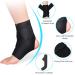 Health Gear Ankle Support Brace | Adjustable Ankle Wrap for Injury Recovery & Achilles Tendonitis | Breathable Nylon Super Elastic Sleeve - Buy Internationally - Buy Online on GoSupps.com