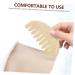 Iwowhero Jade Gua Sha Kamm - Multifunctional Massage Comb & Hair Tool | Chinese Jade Hair Comb & Gua Sha for Relaxation - Buy Online on GoSupps.com