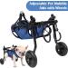 Disability Dog Wheelchair Small Pet Back Leg Wheelchair Adjustable Lightweight Dog Wheelchair Dog Mobility Aid Trolley with Wheels Rehabilitation of The Back Legs of The Dog Medium - Buy Online on GoSupps.com