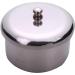 Panysilioer 3 Pieces Stainless Steel Nail Art Mini Powder & Liquid Set Tins Storage Box Compact Manicure Tools Disinfection Steriliser Box - Buy Online on GoSupps.com