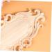Alipis 1pc Decor Furniture Center Applique Carved Corner Onlay Wood Onlay Frame Modeling Dressing Table - Buy Online on GoSupps.com