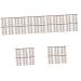 FOMIYES 36 Pcs Eyebrow Stickers 3d Stickers Brown Eyebrow Sticker Imitation Eyebrow Sticker 6d Make up