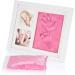 Buy All Kids United Baby Picture Frame Print Set - GIPS Handprint Footprint & Photo Frame Gift Set for Birth Baptism & More (Pink Plaster) - Perfect Keepsake for New Parents - Buy Online on GoSupps.com