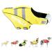 Zooland life jacket dog dog life jacket with an excellent buoyancy adjustable & durable reflective lifesaver for small medium and large dogs m yellow yellow yb m m