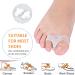 NICENEEDED Big Toe Separators - 2 Pairs | Pain Relief Soft Gel Cushion for Foot Bunion Protection - Buy Online on GoSupps.com