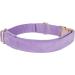 YUDOTE Ultra-Soft Dog Collar for Medium Dogs - Natural Cotton Cord Sensitive Skin Lilac M (1 Pack) - International Shipping Available - Buy Online on GoSupps.com