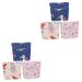 Healifty Pads for Teens 6 Pcs Napkin Storage Bag Ladies Wallet Money Clip Wallet Storage Organizer Menstrual Pads Bag Toallas Sanitarias Para Mujer Napkins Pouch Portable Bag Period