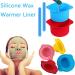 Silicone Wax Pot Insert & Spatula Set - Reusable Liners for Clean Waxing Pot - Ideal for Home or Beauty Shop - Buy Online on GoSupps.com