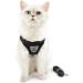 Ranphy Breakproof Cat Dishes & Reflective Chest Harness for Small Cats - Durable Soft Fabric Ideal for Puppies - Black (34 cm) - Buy Online on GoSupps.com