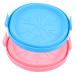 Alipis 2pcs Air Fryer Airfryer Silicone Bakeware Baking Reusable Liner Lining Silicone Pad Non Stick Light Grey 21.5X21.5cm