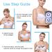 Enlargement Pump Wireless Massager  USB Electric Vibration Bust Lift Enhancer Machine with Hot Compress Function and Remote Control for Chest Enlargement Anti Sagging(Blue) - Buy Online on GoSupps.com