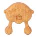 Sandalwood Facial Massage Comb Wooden Facial Massage Guasha Comb for Neck Eyes Nose Face Small Tiger Shape