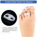 Toe Spreader Set for Hallux Valgus | Silicone Toe Separator & Hammer Toe Correction - Unisex Solution - Buy Online on GoSupps.com