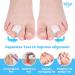 Hilph Gel Toe Separators - Hammer Toe Straightener & Bunion Relief (6 Pairs) for Overlapping & Crooked Toes - Best Toe Spacers - Buy Online on GoSupps.com