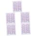 Angoily 25 Pairs Colored False Eyelashes Upper Lower A Madea Halloween Cosplay Lashes Halloween False Eyelashes Halloween Eyelashes Dramatic Multicolor Eyelash Box 3d Imitation