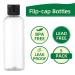 TOUREAL 100ML Travel Bottles Set - 5 Empty Plastic Cosmetic Bottles with Funnel - Flip Cap Ideal for International Shipping - Buy Online on GoSupps.com