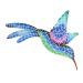 GRIRIW Mosaic Hummingbird Wall Pendant Unique Iron Art Craft for Creative Wall Decor Decorative