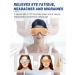 Premium Eye Massager with Heat & Bluetooth - Perfect Gifts for Mom/Dad | Relieve Migraines Reduce Eye Strain & Dark Circles | Sleep Improvement - Buy Online on GoSupps.com