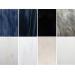 LITMIND 8 Sheets Stained Glass Variety Pack, 4 x 6 inch Mosaic Tiles Glass for Crafts, Art Glass Pack, Mixed Colors and Patterns (White+Black+Gray)